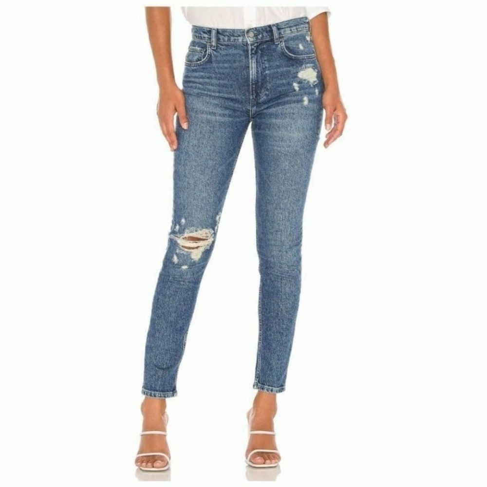 Boyish Zachary in Short Circuit High-Rise Distressed Jeans